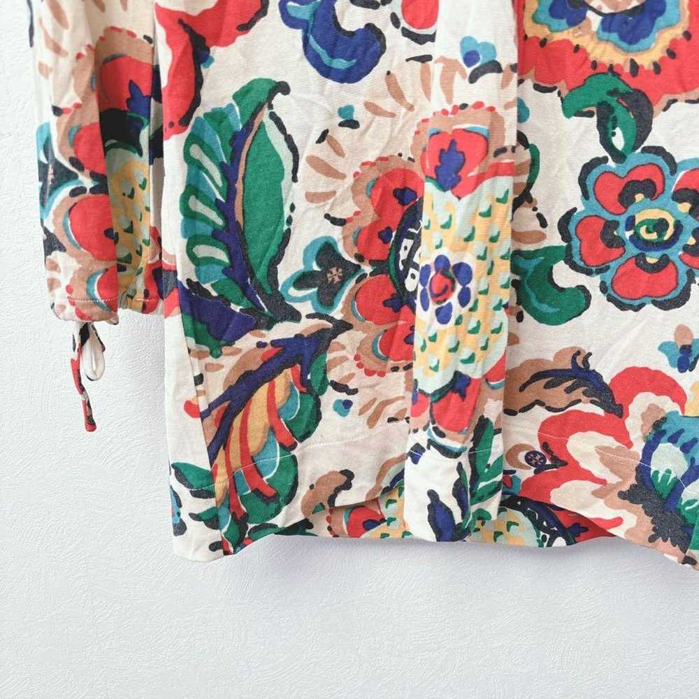 Tory Burch/Floral/Silk/Linen/Printed Tunic/Colorf… - image 7