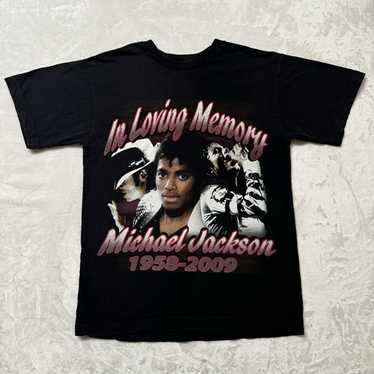 ミュージシャン MichaelJackson In Loving Memory 2009 Tee Michael Jackson In Loving Memory 2009 T-Shirt Size Small