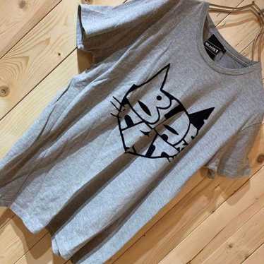 AE738 Beams Tee Beams T Print T-shirt Gray - image 1