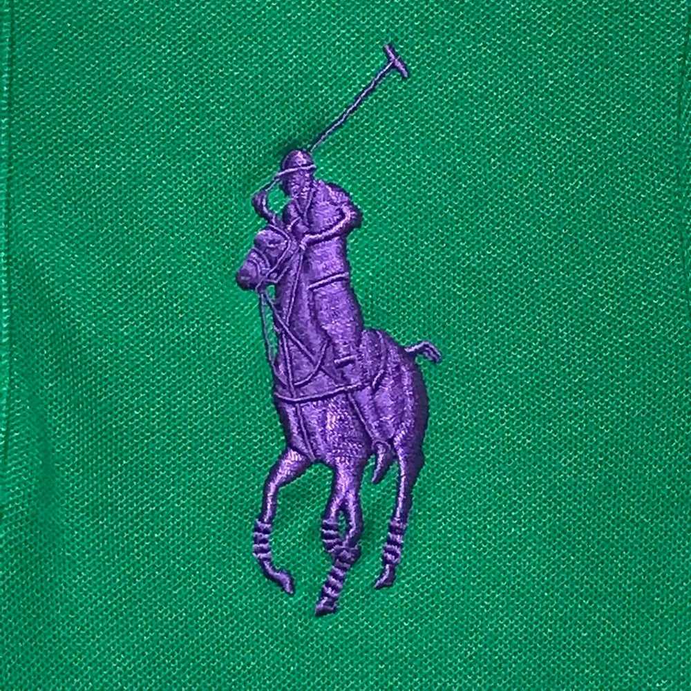 POLO Ralph Lauren Vintage Short Sleeve Polo Shirt… - image 4