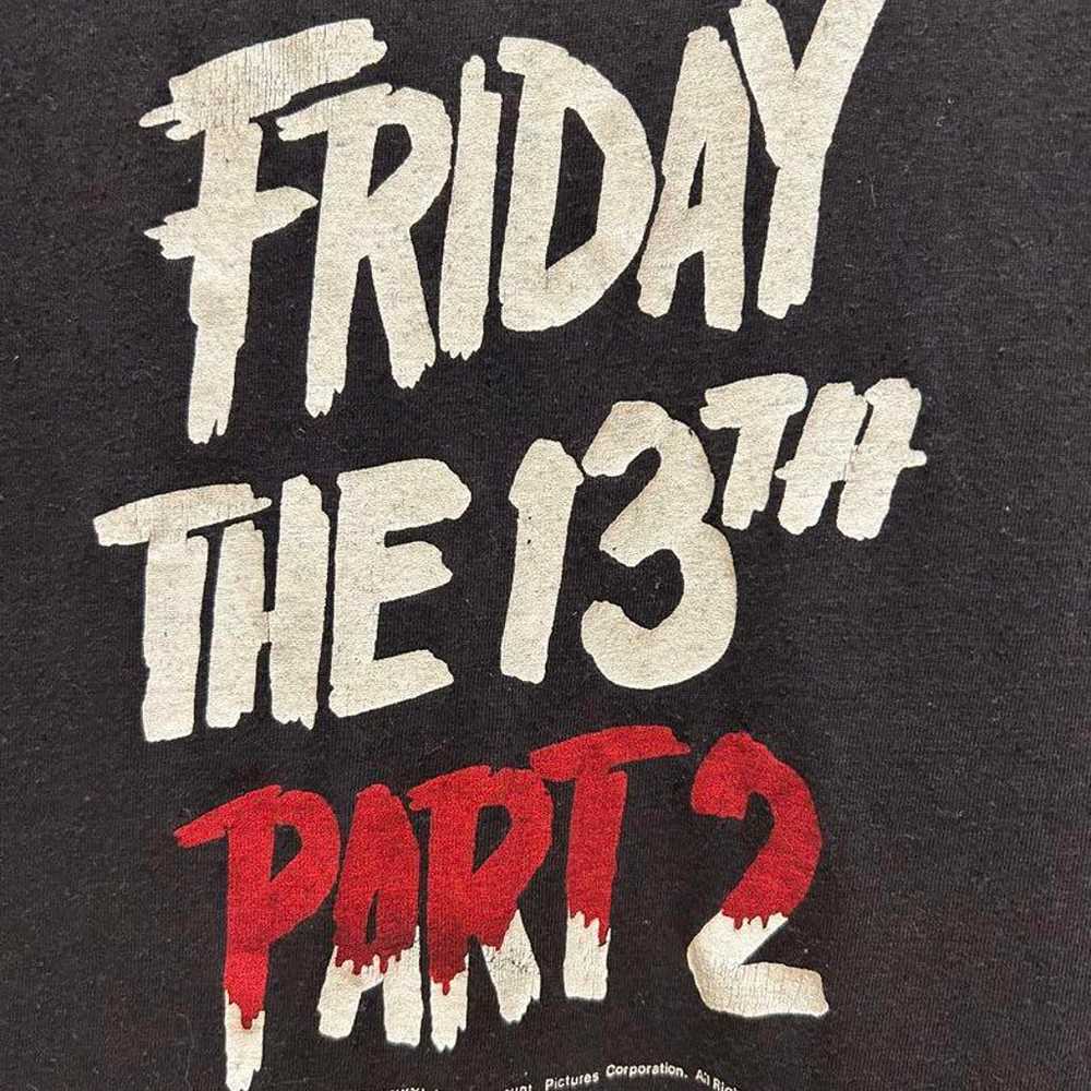 Friday the 13th PART 2 Vintage T-Shirt - image 3