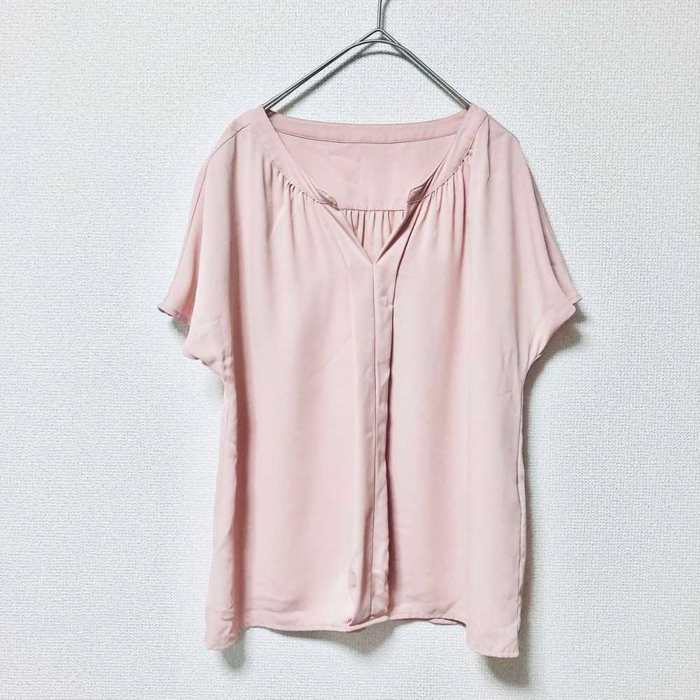 Blouse (S) Oversized Pink Women's Vintage - image 5