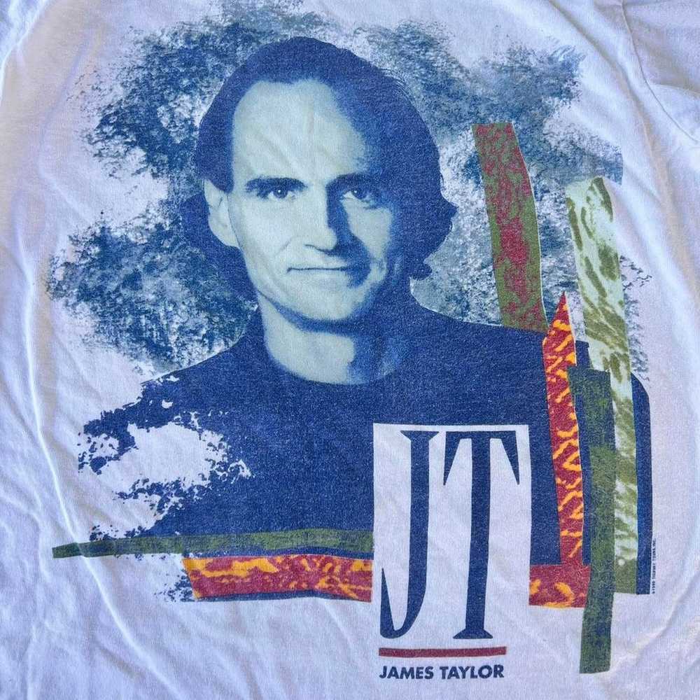 Vintage 1990 James Taylor T Shirt - image 4