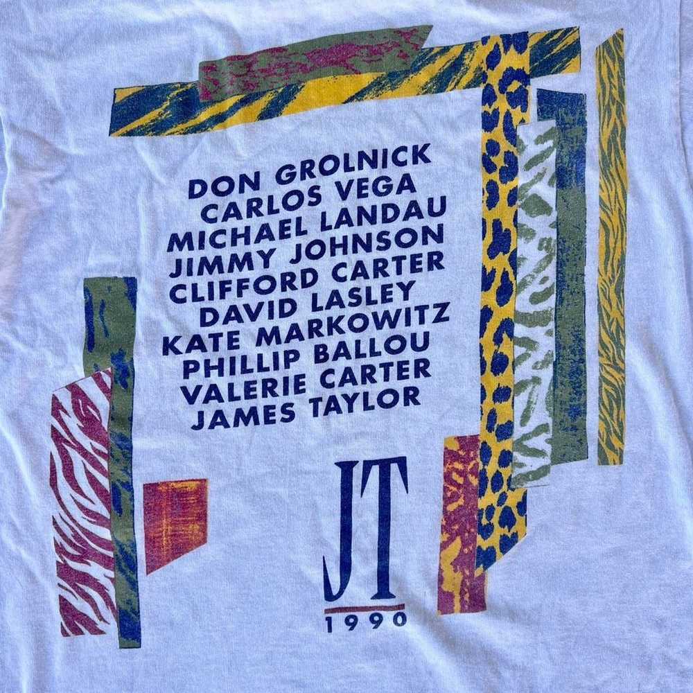 Vintage 1990 James Taylor T Shirt - image 6