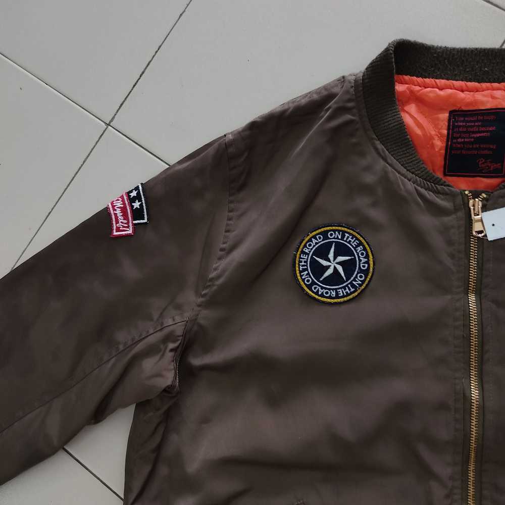 Bomber Jacket × Vintage 💥Private Pause Patch Log… - image 5