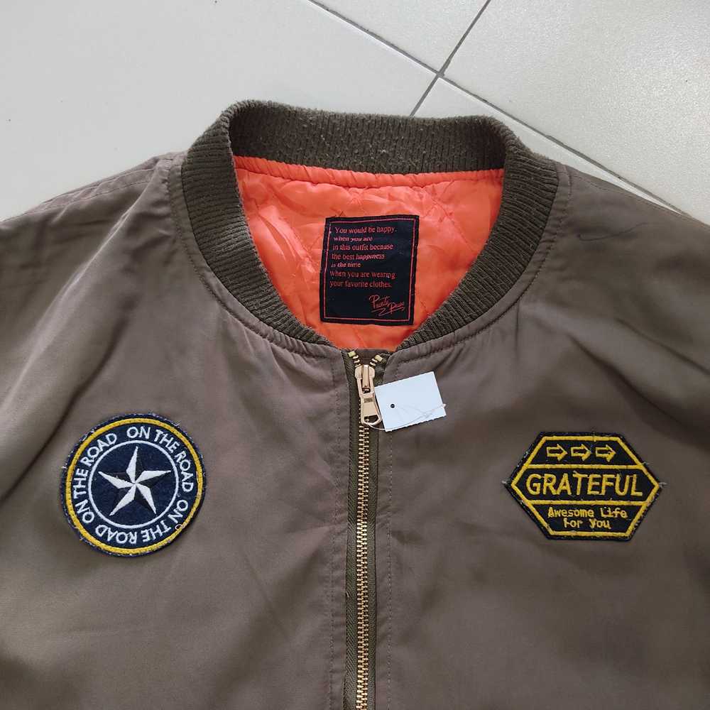 Bomber Jacket × Vintage 💥Private Pause Patch Log… - image 9