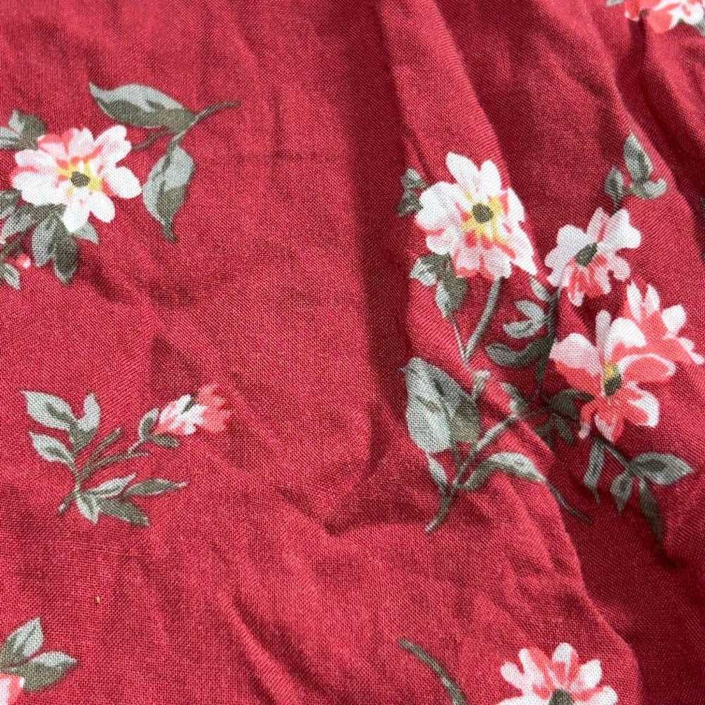 Abercrombie & Fitch (Men's) red floral pattern U-… - image 10