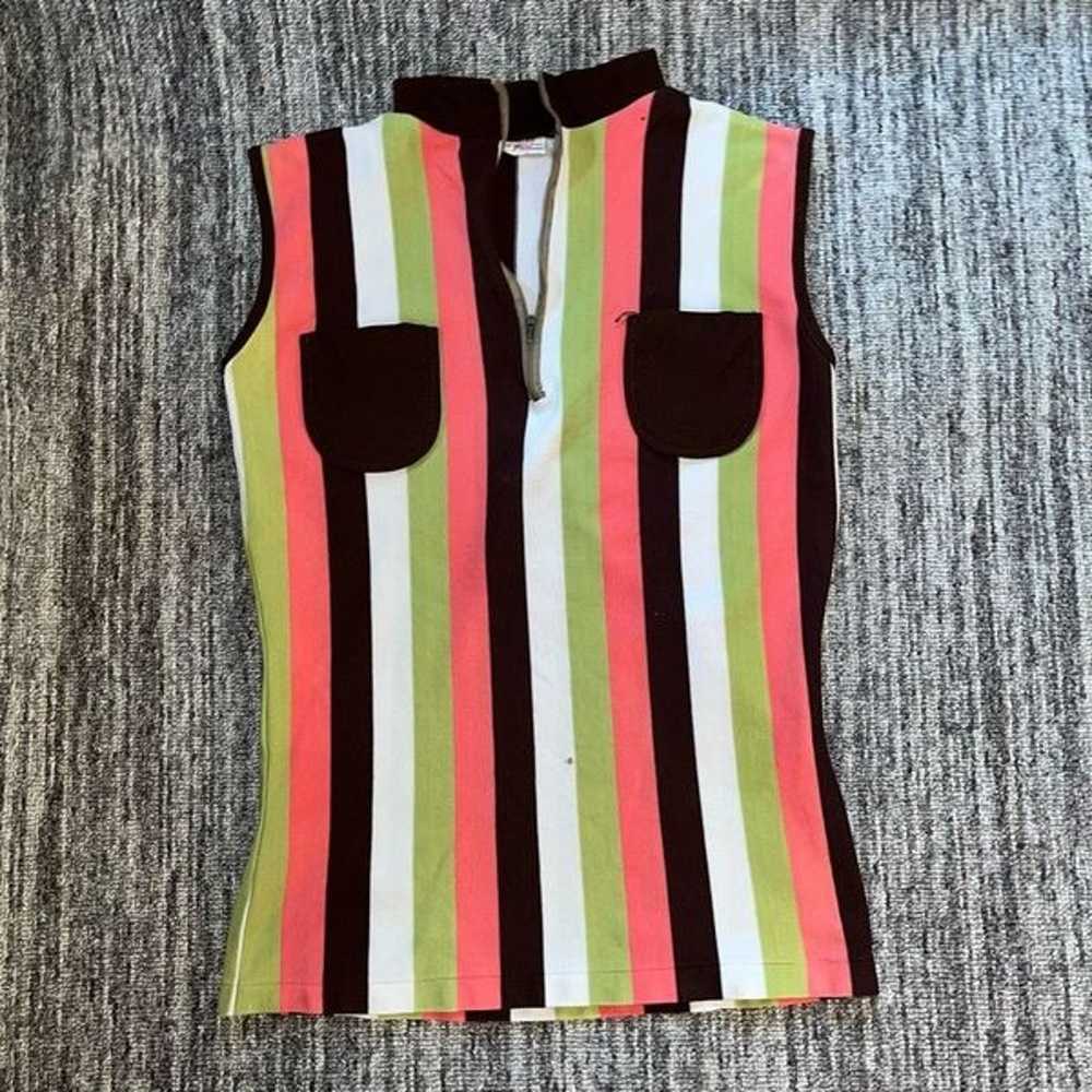 Vintage Misa Women’s Size Medium Sleeveless Blous… - image 1