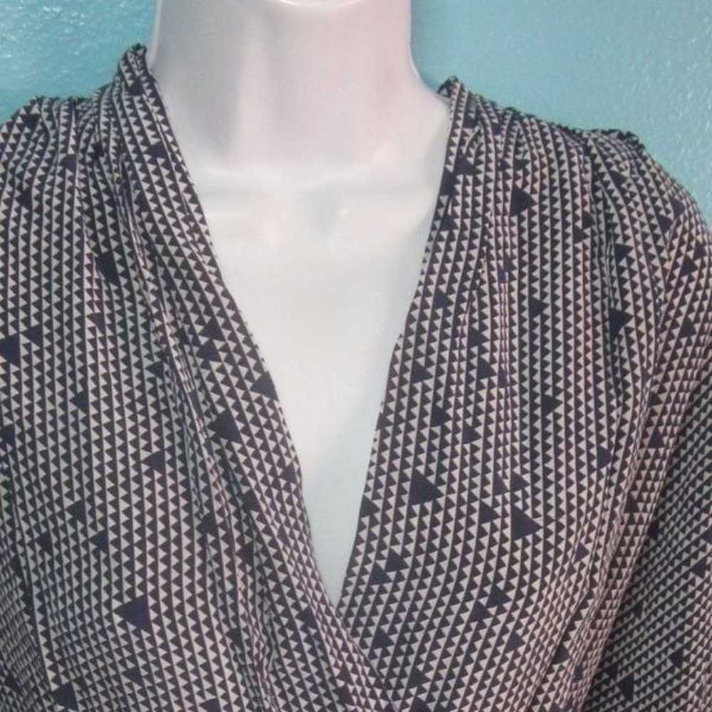 Vintage 80"s Silk Blouse Size M - image 8