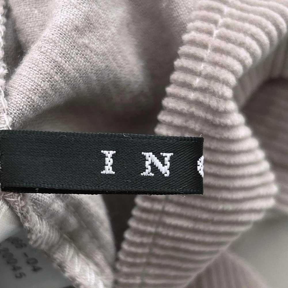 902 ING INGNI Corduroy Shirt Gray Beige Top Coat - image 6