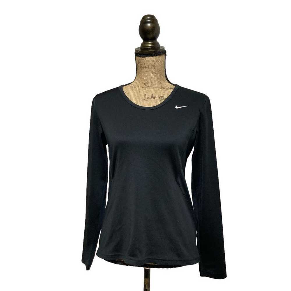 P1593 Nike [M] Sports T-shirt, Long Sleeve, Round… - image 2