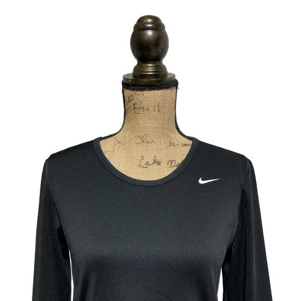 P1593 Nike [M] Sports T-shirt, Long Sleeve, Round… - image 3