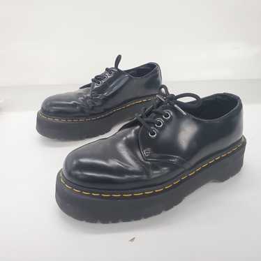 Dr. Martens Unisex Quad 1461 Black Leather Platfo… - image 1