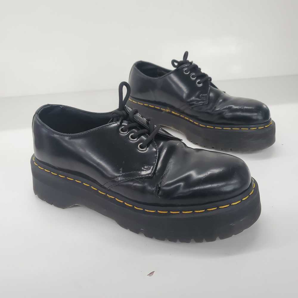 Dr. Martens Unisex Quad 1461 Black Leather Platfo… - image 3