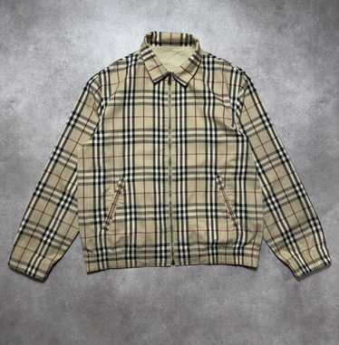 Burberry × Luxury Mens Vintage Monogram Jacket Bu… - image 1