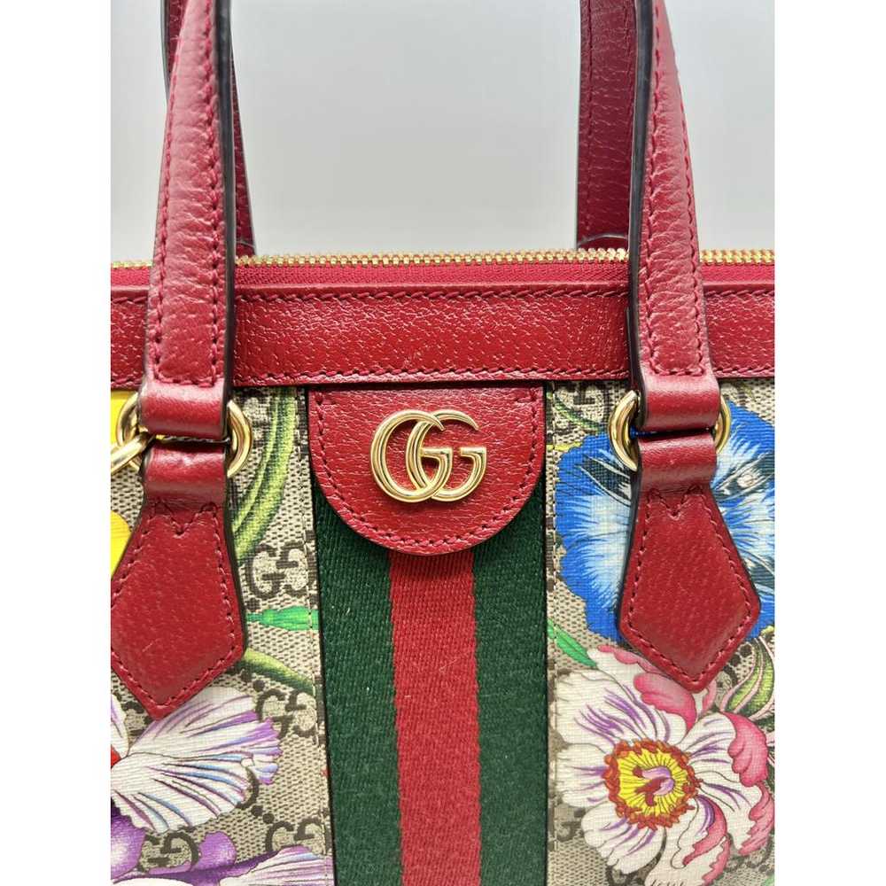 Gucci Ophidia Top Handle leather handbag - image 4