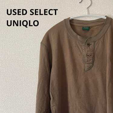 Vintage/UNIQLO Women's L/Long Sleeve Shirt/Brown - image 1