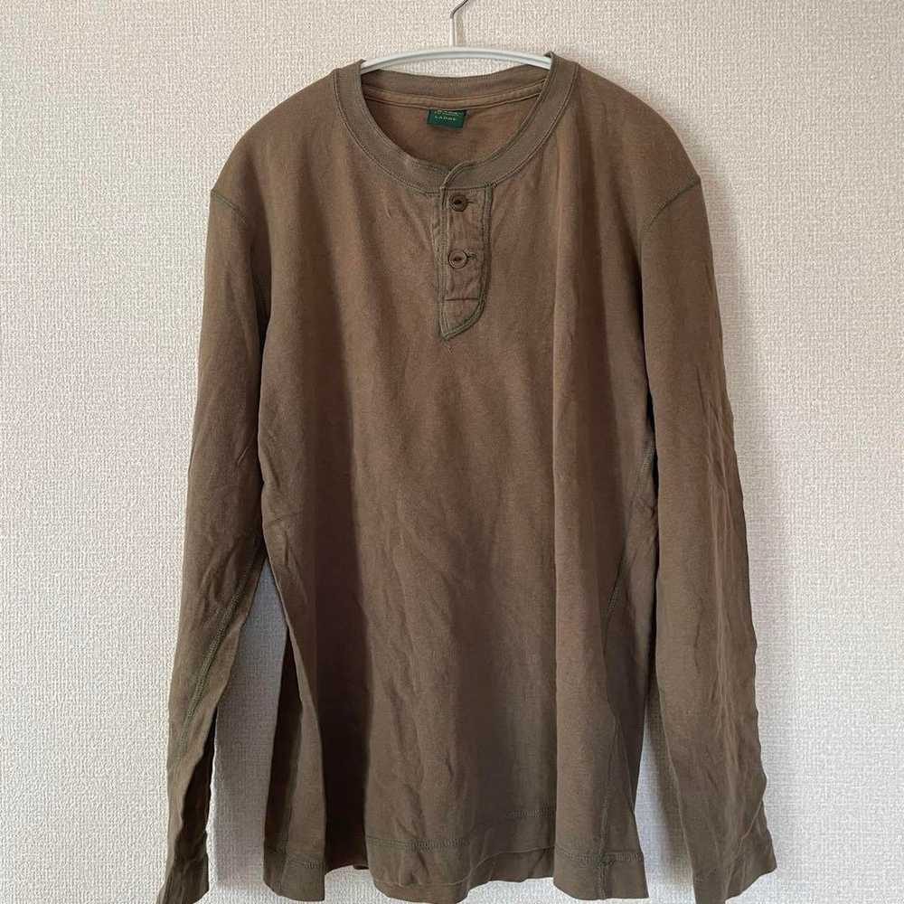 Vintage/UNIQLO Women's L/Long Sleeve Shirt/Brown - image 2