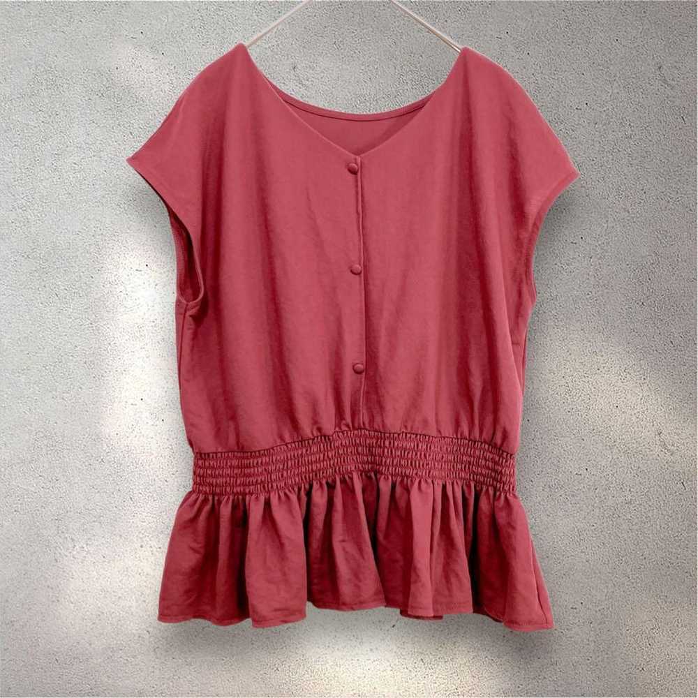 GU Ju Page ▶ Peplum Top (L) 2way French Sleeve Be… - image 1