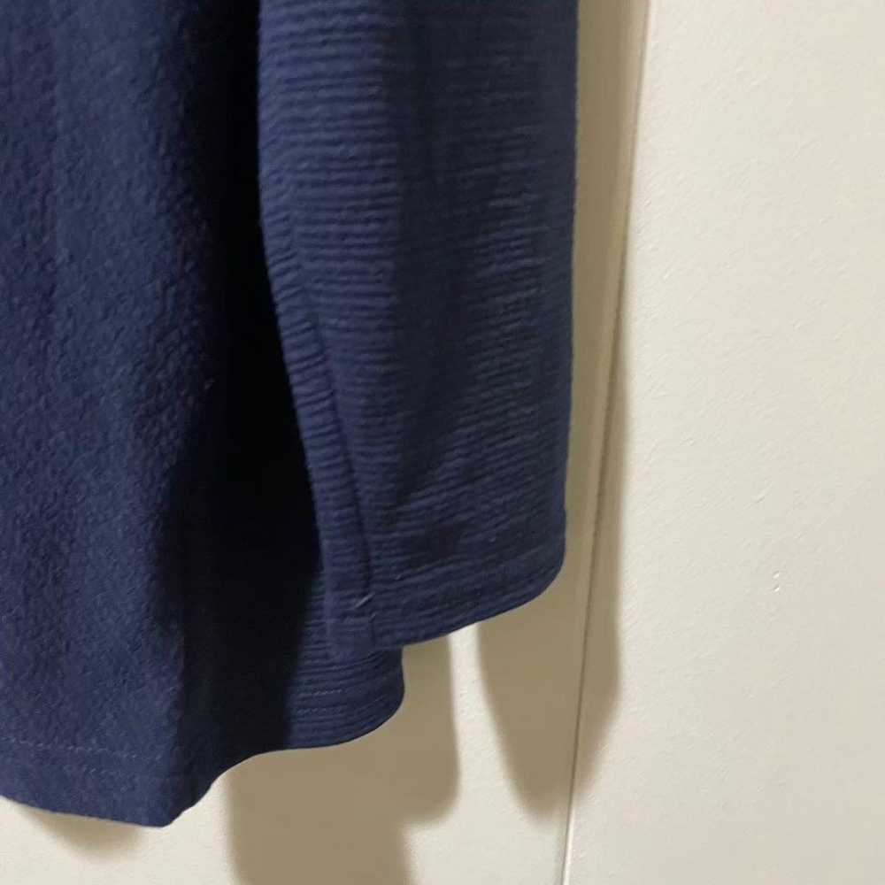 【Rough Rare】Cut and sewn, M-L size, navy, high ne… - image 5