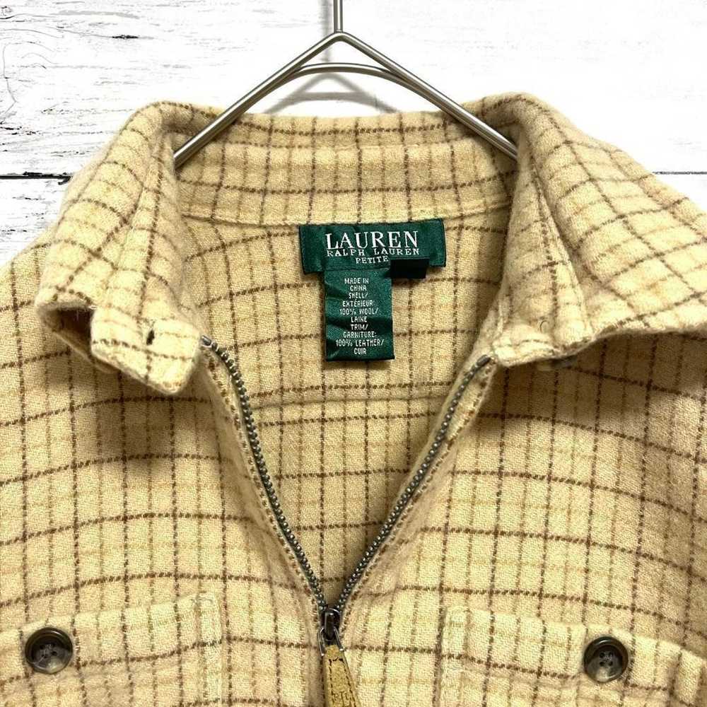 v8 US Vintage Ralph Lauren 100% Wool Long Sleeve … - image 7