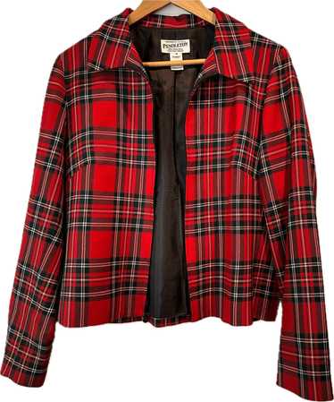 Pendleton Vintage Pendleton Wool Plaid Full Zip Ja