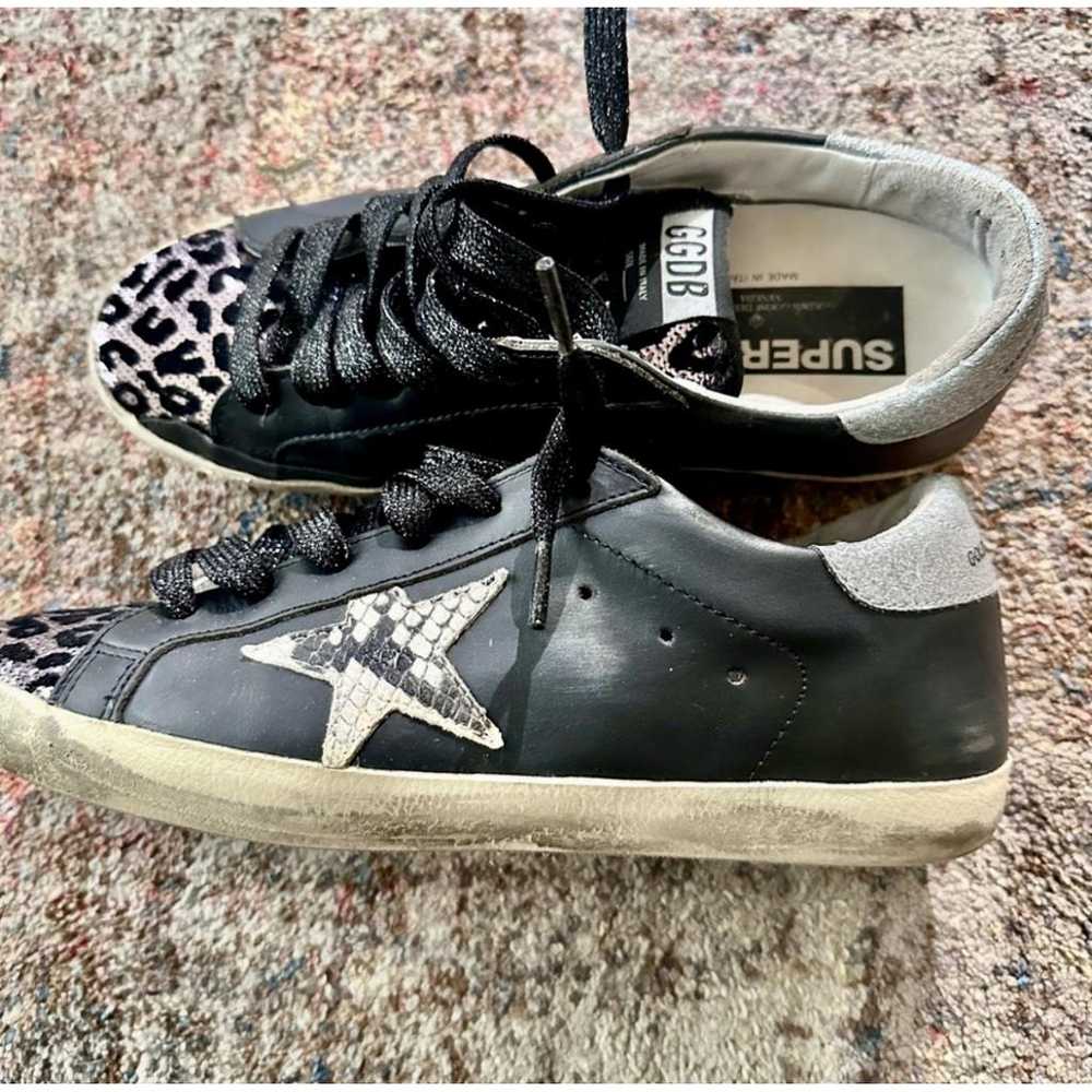 Golden Goose Superstar leather trainers - image 3