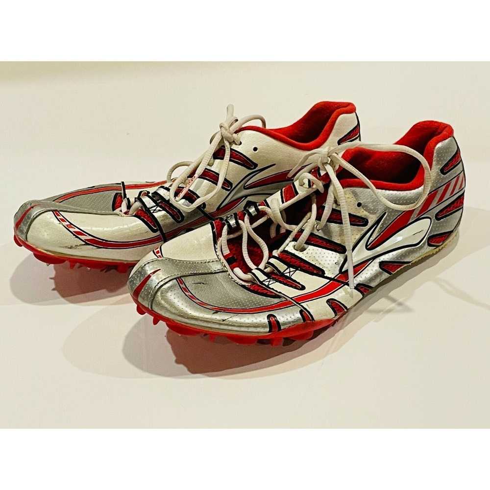 Brooks BROOKS Womens Red Track Spikes Athletic Sh… - image 3