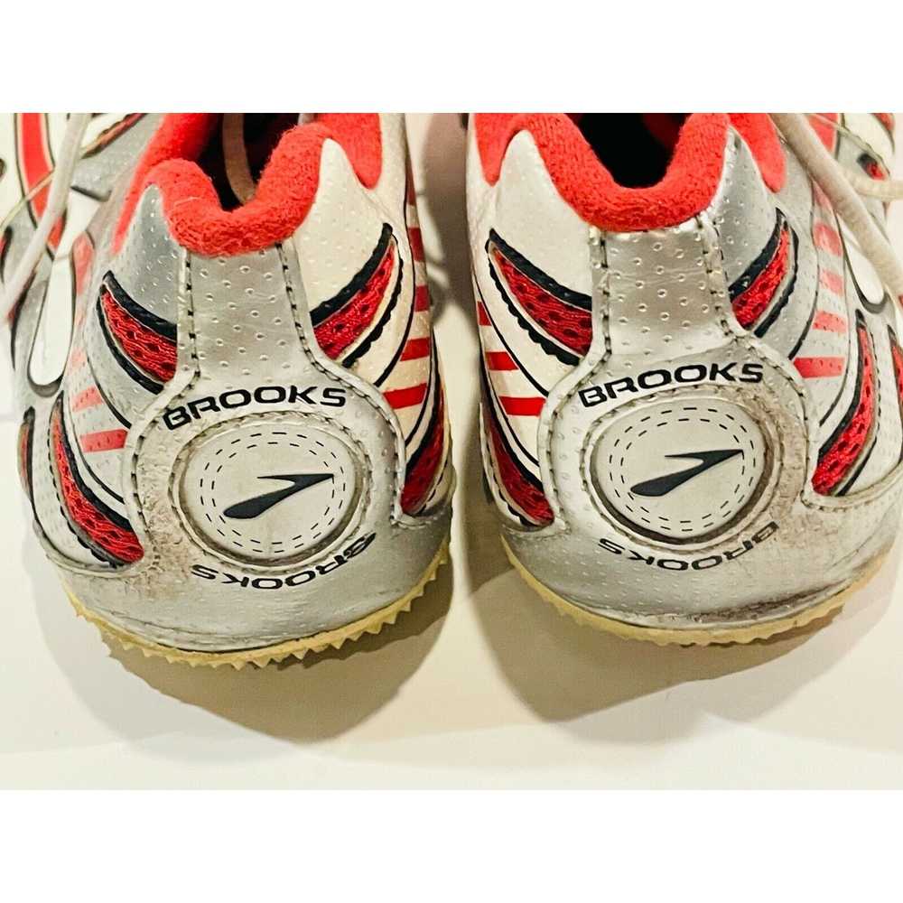 Brooks BROOKS Womens Red Track Spikes Athletic Sh… - image 4