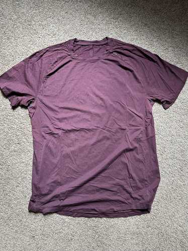 Lululemon Lululemon maroon v tech short sleeve