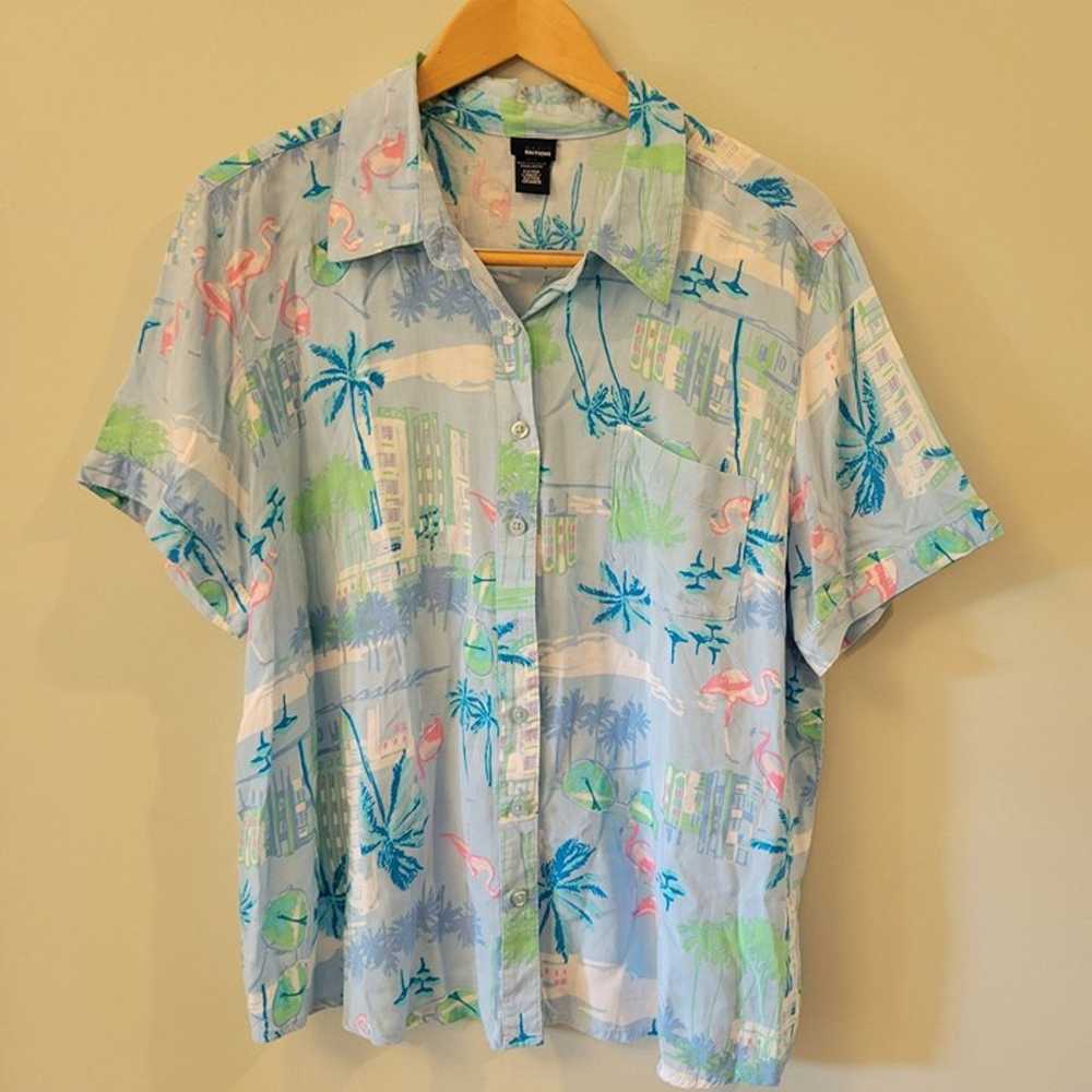 Basic Editions Hawaiian Shirt - image 1