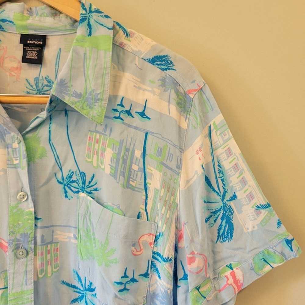 Basic Editions Hawaiian Shirt - image 6