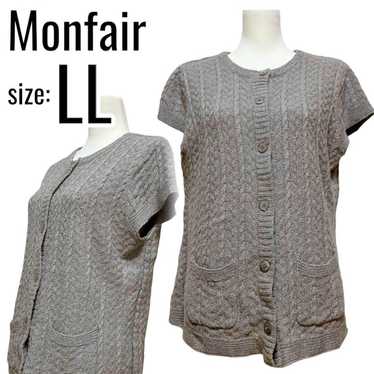 Montfair Knit Vest (LL) Sweater Cable Muted Color… - image 1