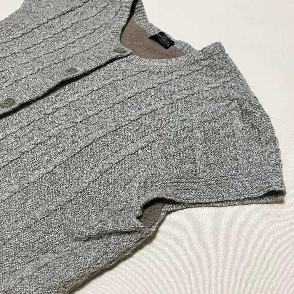 Montfair Knit Vest (LL) Sweater Cable Muted Color… - image 9