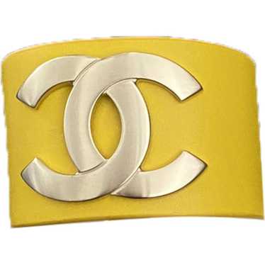 Chanel Cc leather bracelet - image 1