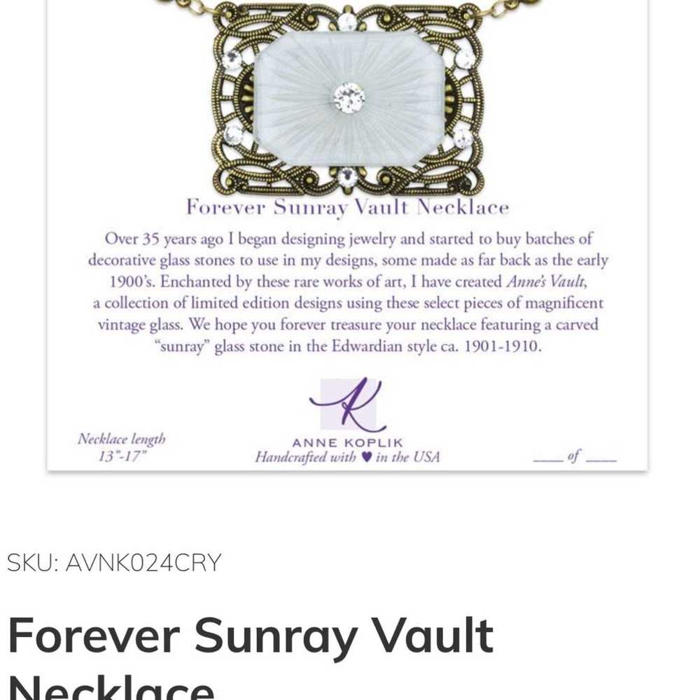 Forever Sunray Vault Necklace - image 5