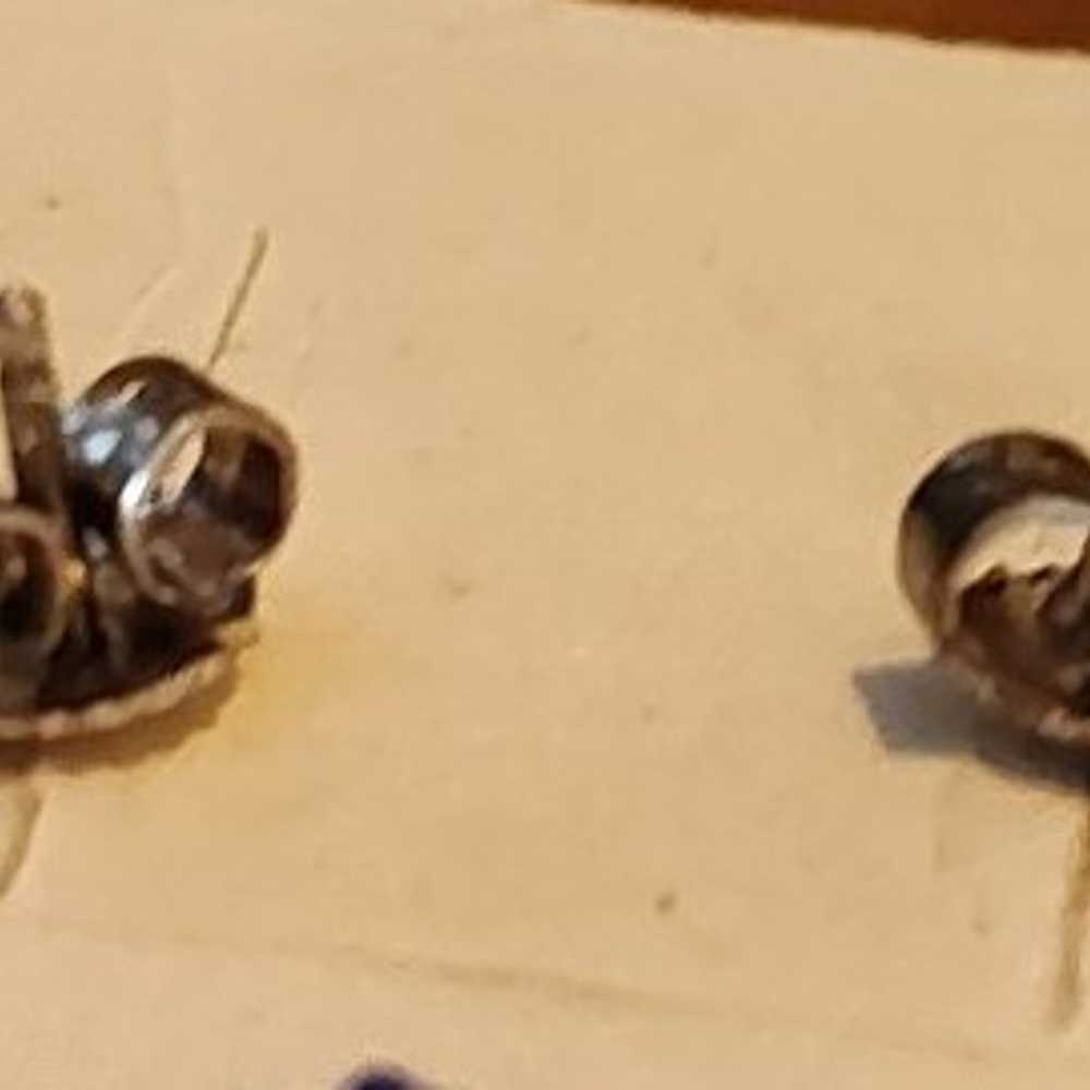 Vintage Sterling Silver DUTCH Clog Stud Earring - image 3