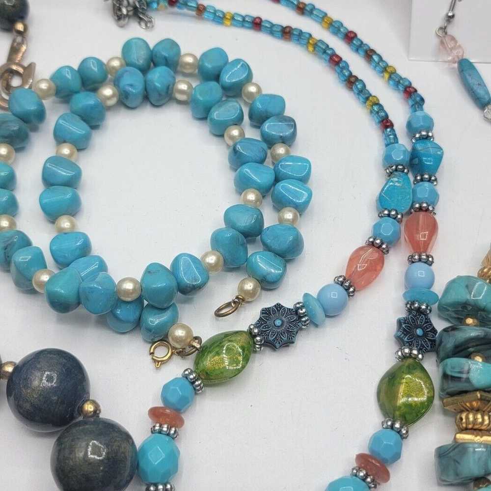 Jewelry 12 Pc Mixed Lot Necklace Bracelet Earring… - image 2