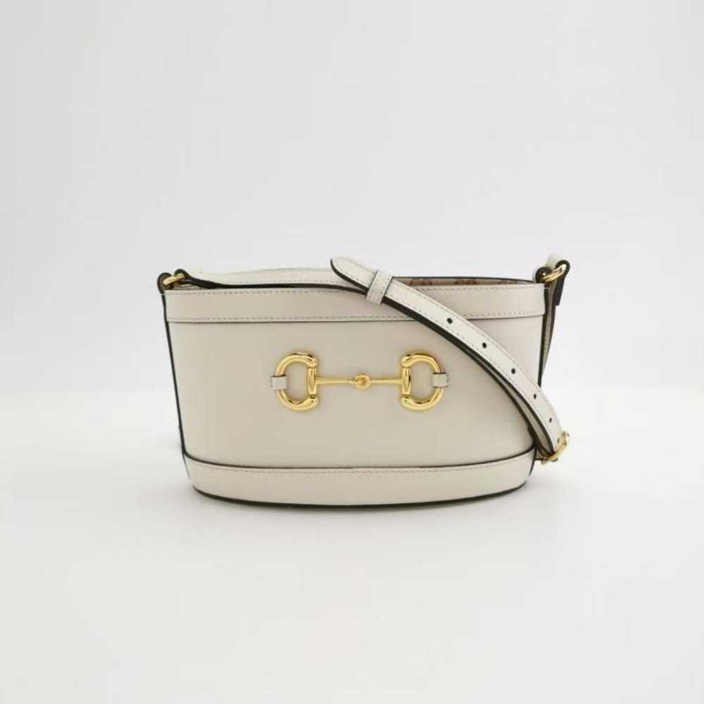 Gucci Horsebit 1955 Bucket leather crossbody bag - image 10