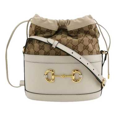 Gucci Horsebit 1955 Bucket leather crossbody bag - image 1