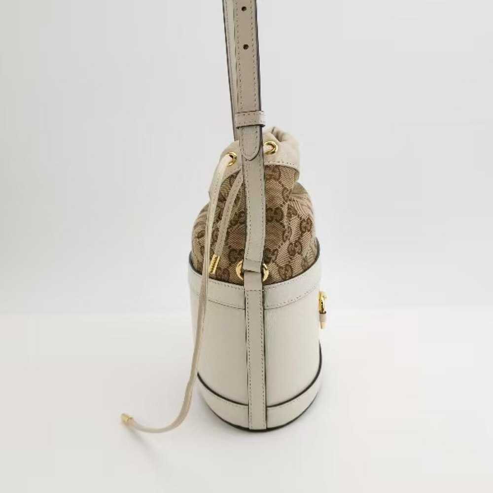 Gucci Horsebit 1955 Bucket leather crossbody bag - image 4