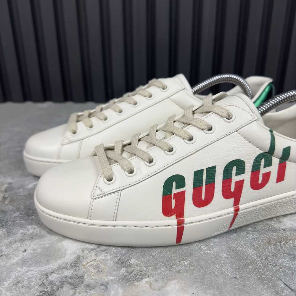 Gucci Gucci Ace Low Sneakers Leather Red Green Lo… - image 11