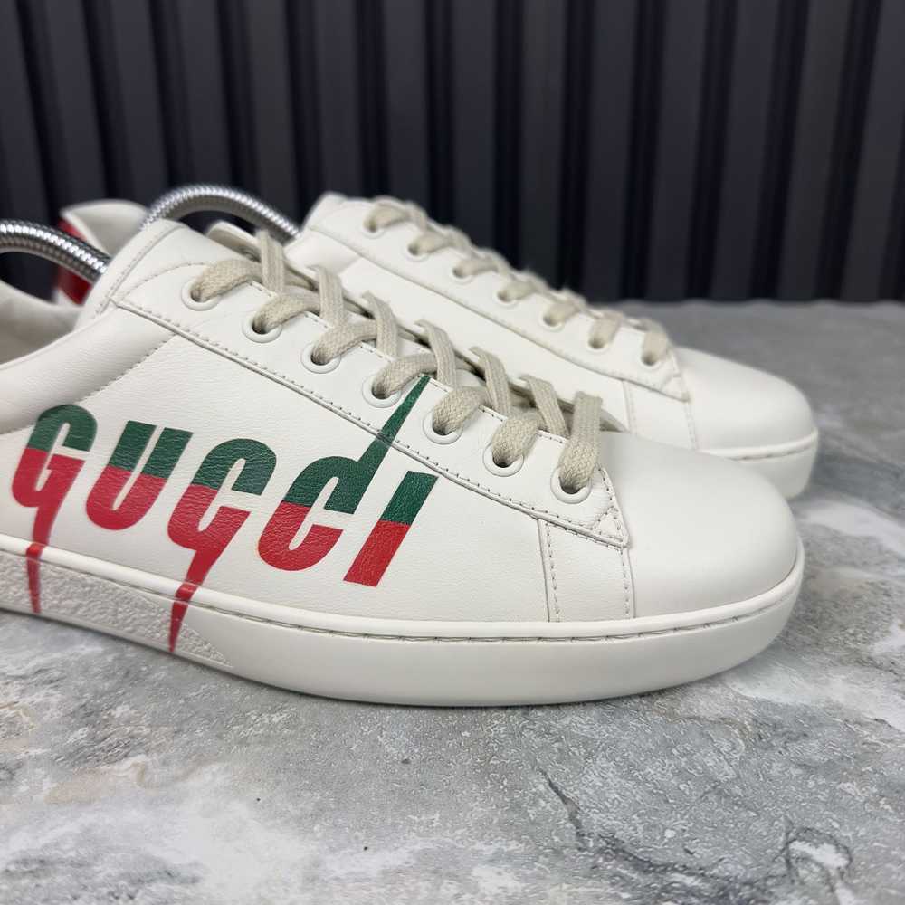 Gucci Gucci Ace Low Sneakers Leather Red Green Lo… - image 7