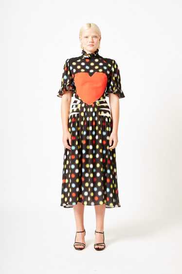 Rabanne Printed Heart Dress