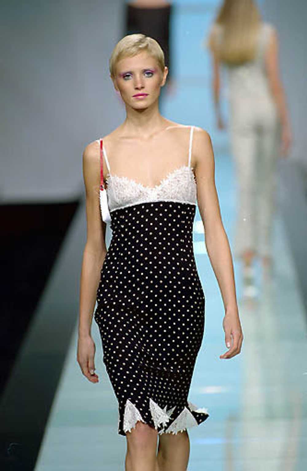 Valentino Boutique SS 2000 Polka Dot Dress - image 2