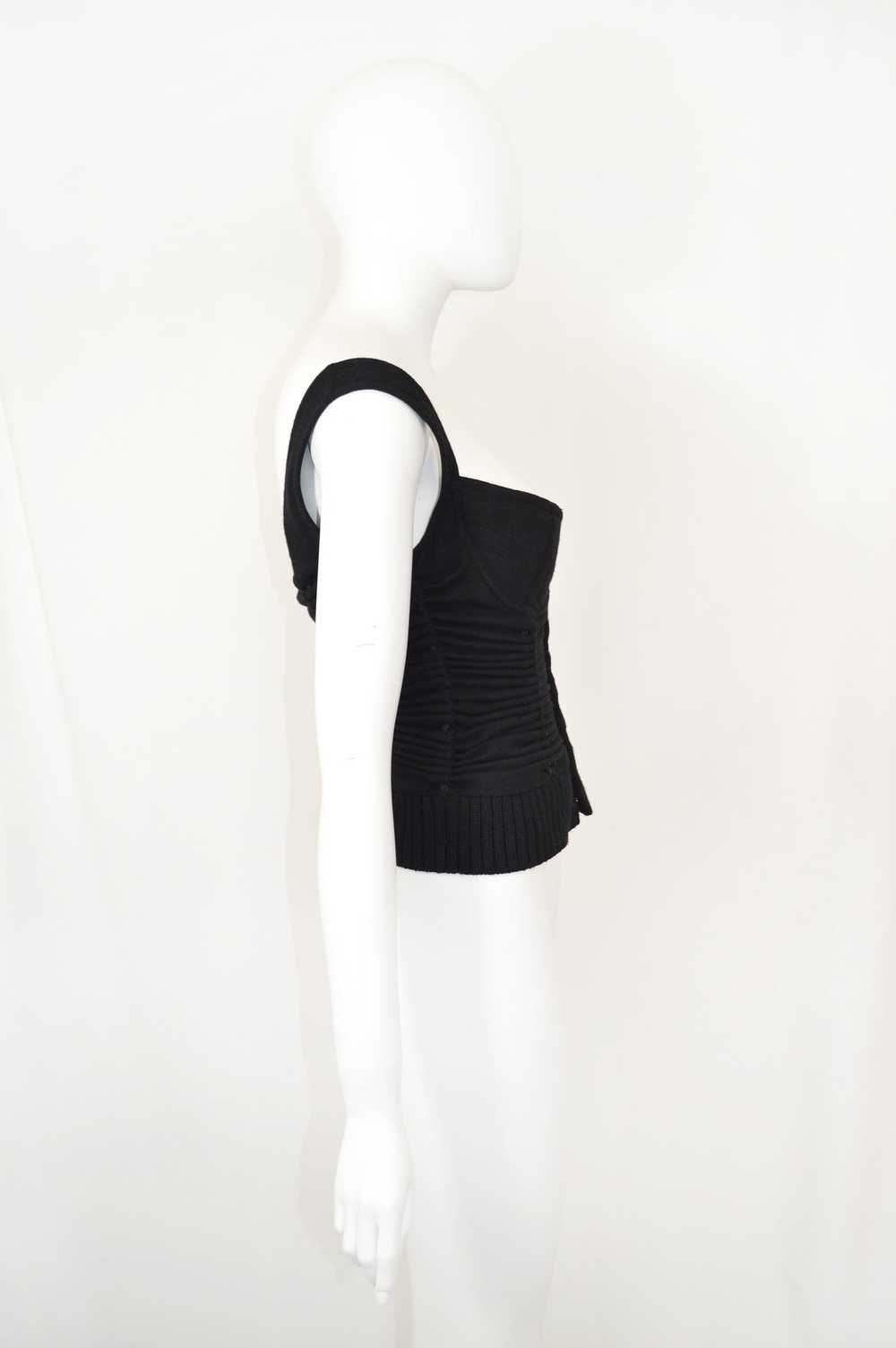 Tao Comme des Garçons 2005 Adjustable Knit Bustier - image 2