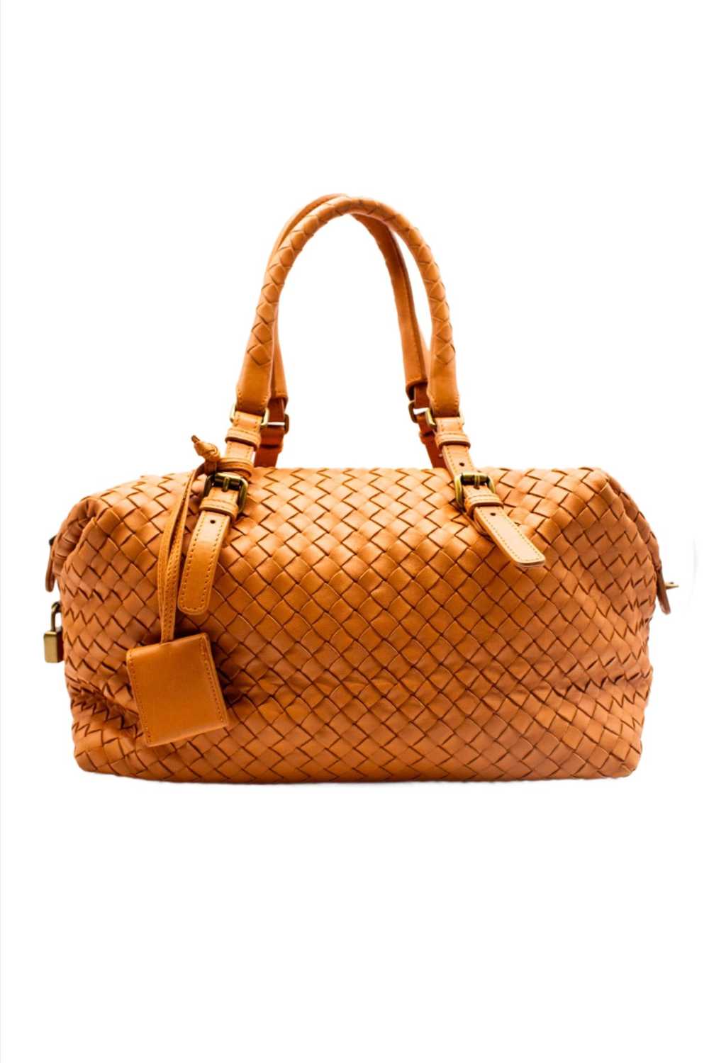 Bottega Veneta Duffle in Orange Leather Y2K - image 2