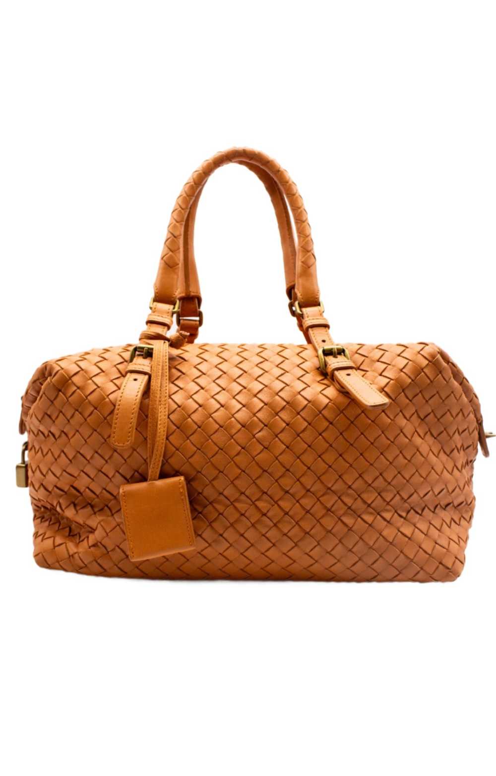 Bottega Veneta Duffle in Orange Leather Y2K - image 3