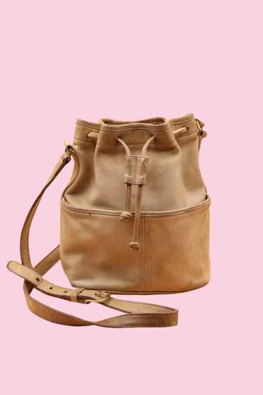 Coach Tan Mini Bucket Bag 1980s