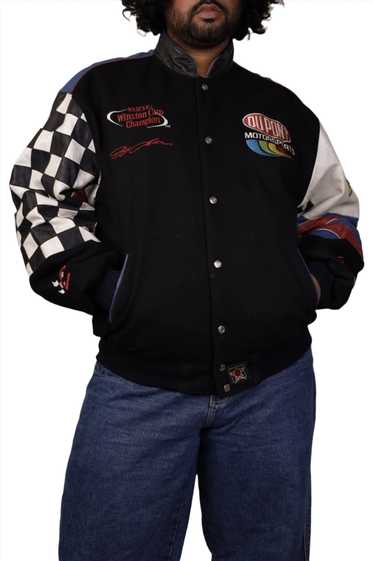 NASCAR Leather Racing Jacket 1990s